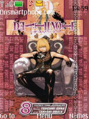 Скриншот темы Death Note Mello