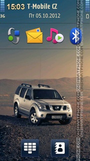 Nissan Pathfinder es el tema de pantalla