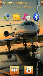 Just Landed tema screenshot