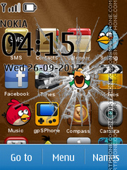 Angry Bird 09 tema screenshot