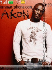 Capture d'écran Akon thème
