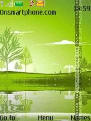Capture d'écran Green Water thème