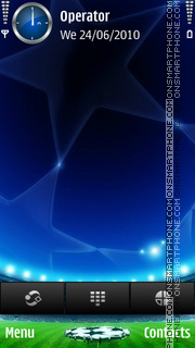 Champions League tema screenshot