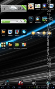 ICS Dark Edition es el tema de pantalla