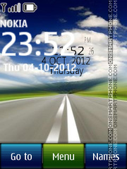 Скриншот темы Digital Road
