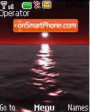 Animated Sunset 01 tema screenshot