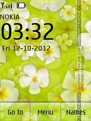 Spring Flowers es el tema de pantalla