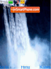 Animated Waterfall tema screenshot