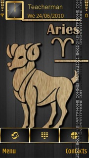 Aries Sign tema screenshot