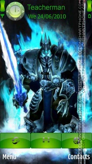 Скриншот темы Death Knight