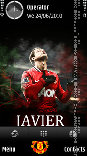 Скриншот темы Javier Hernandez