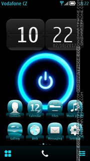 Blue Aura Theme-Screenshot