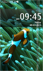 Aqua Touch Fish theme screenshot