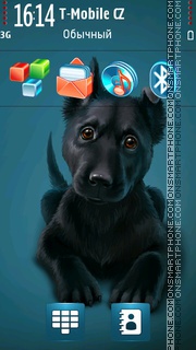 Black Doggy 5th. Theme-Screenshot