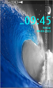 Capture d'écran Blue Wave 04 thème