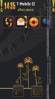 Mio Orange S60v5 tema screenshot