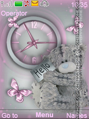 Teddy bear tema screenshot