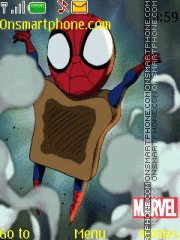 Spiderman Chibi es el tema de pantalla