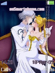 Скриншот темы Sailor Moon Love