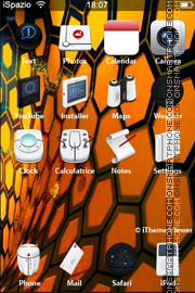 Orange 328 tema screenshot