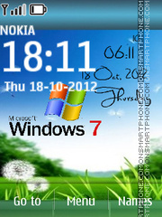Windows 7 Digital 01 theme screenshot