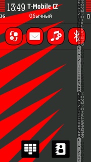 Stripray Red Theme-Screenshot