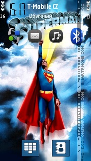 Superman theme screenshot