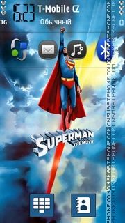 Скриншот темы Superman