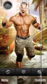 Скриншот темы John Cena Storm