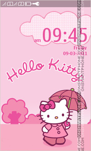 Hello Kitty 41 theme screenshot