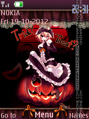 Trick? treat? tema screenshot