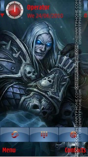 Master Of Skulls theme screenshot