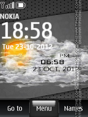 Animated Day Night Digital tema screenshot