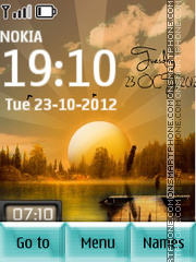 Capture d'écran Sunrise Digital SWF thème