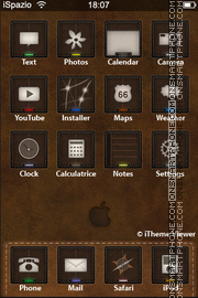 Leather Touch theme screenshot