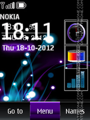 Neon Nokia All In One es el tema de pantalla