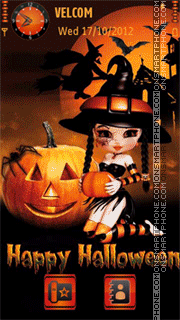 Capture d'écran Halloween thème