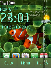 Clown Fish 02 tema screenshot