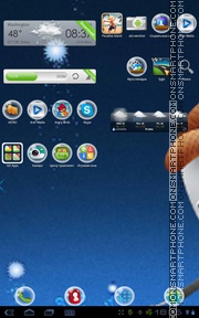 Bubble 02 tema screenshot