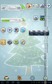 Snowman 08 theme screenshot