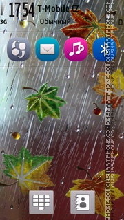 Feel the rain S60 es el tema de pantalla