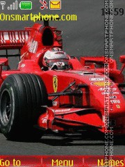 Capture d'écran Formula1 thème