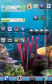 Скриншот темы Coral Reef