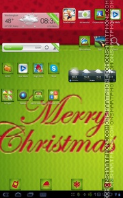 Christmas Card theme screenshot