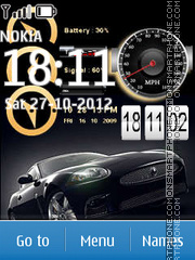 Auto Aston Martin Clocks es el tema de pantalla