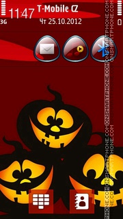 Amazing Halloween Night tema screenshot