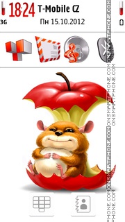 Greedy Hamster. tema screenshot