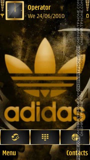 Adidas Logo es el tema de pantalla