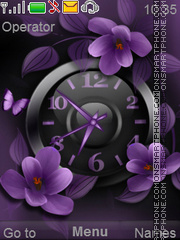 Flowers tema screenshot