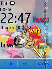 Love Key 02 theme screenshot
